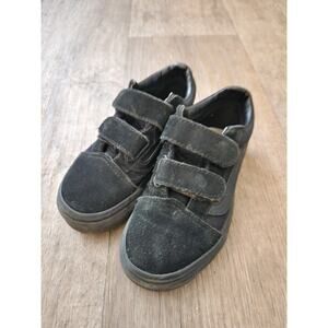 VANS All Black Old Skool Toddler Shoes Size 11 Running Easy Play Active Cool